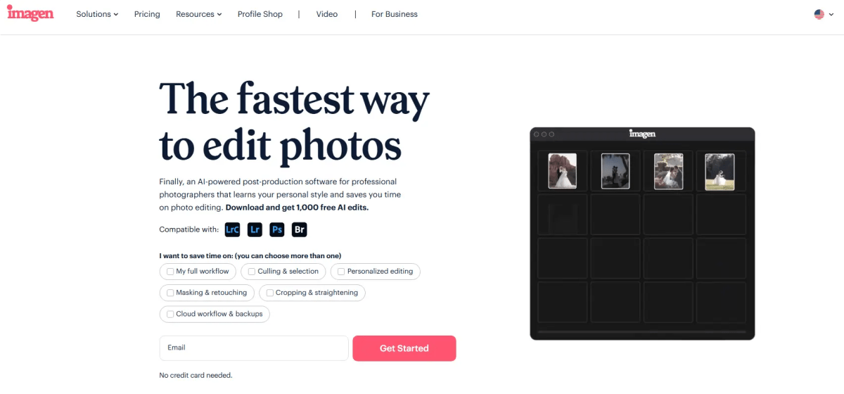 Imagen AI Photo Gallery App