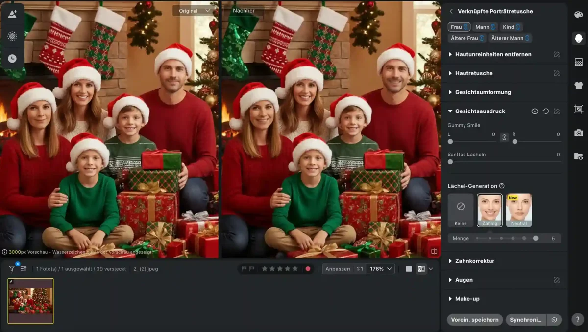 KI-Tool für Gesichtsausdruck