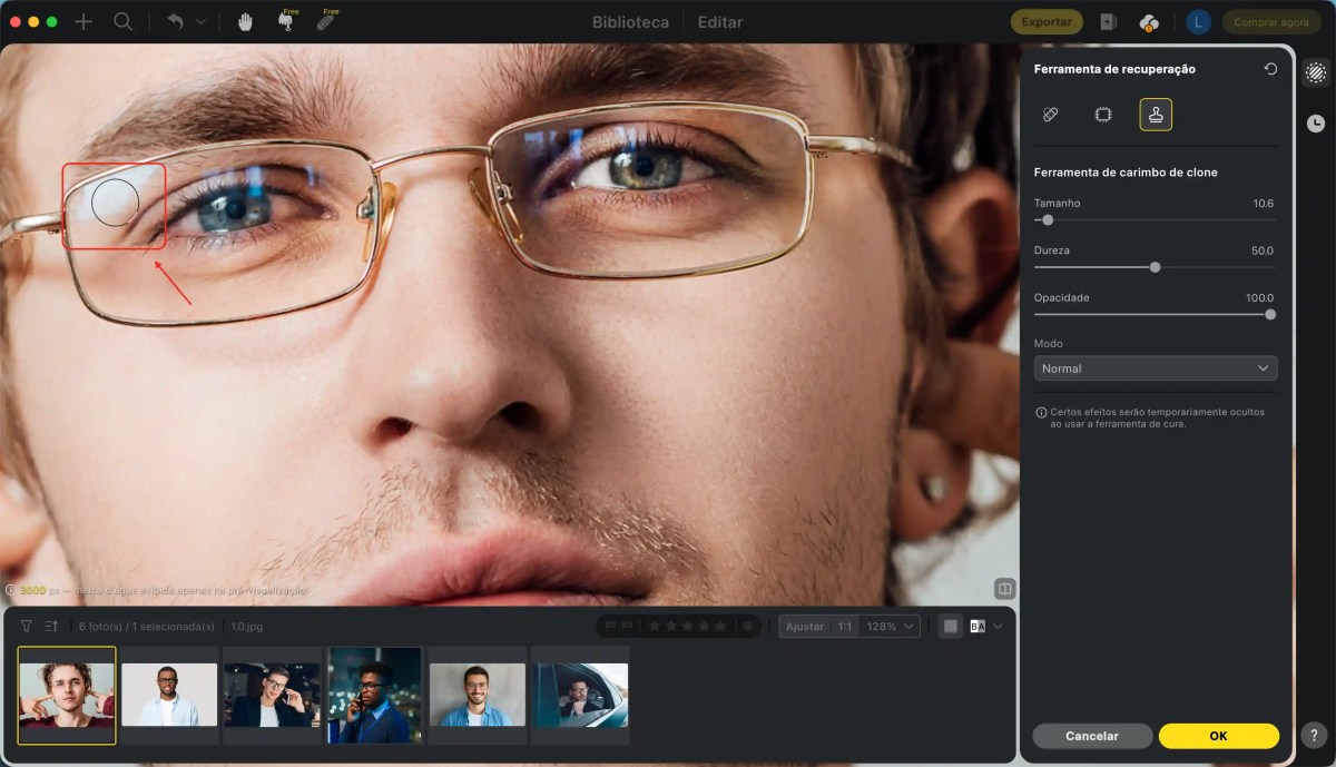 Mantenha pressionada a tecla Option:Alt_optimized execute a operação de clonagem