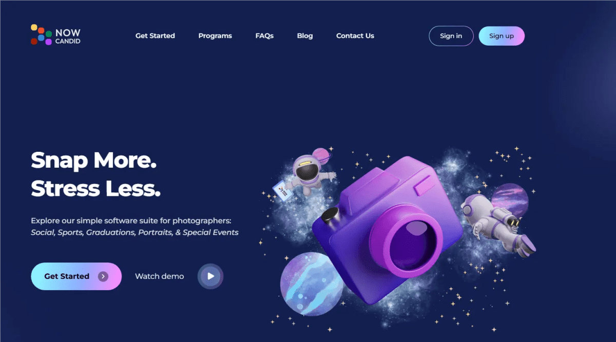 Now Candid Photo Gallery App