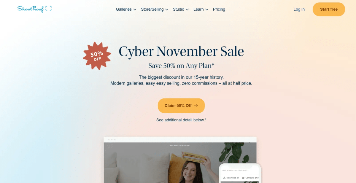 ShootProof Photo Gallery App