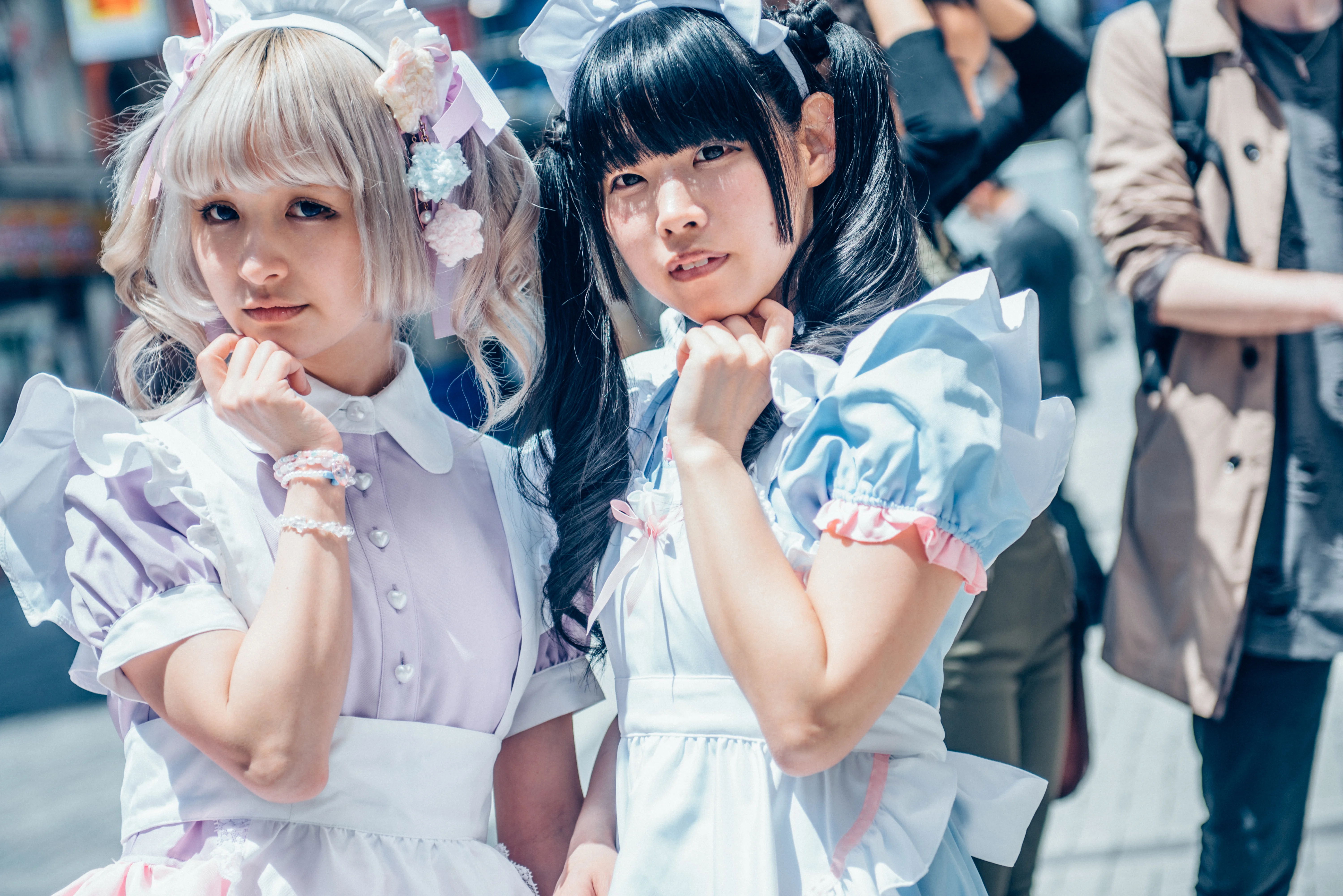 コスプレ写真レタッチ前の状態