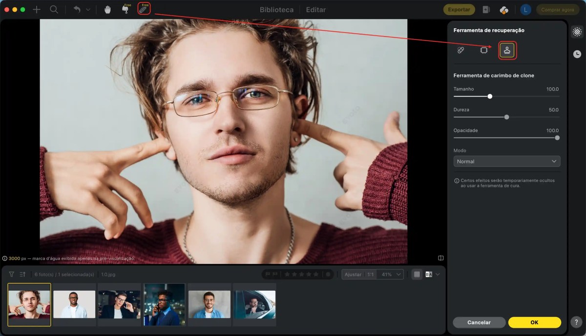 estapa 3 carimbo de clone_optimized ferramenta de recuperação > Carimbo de Clone