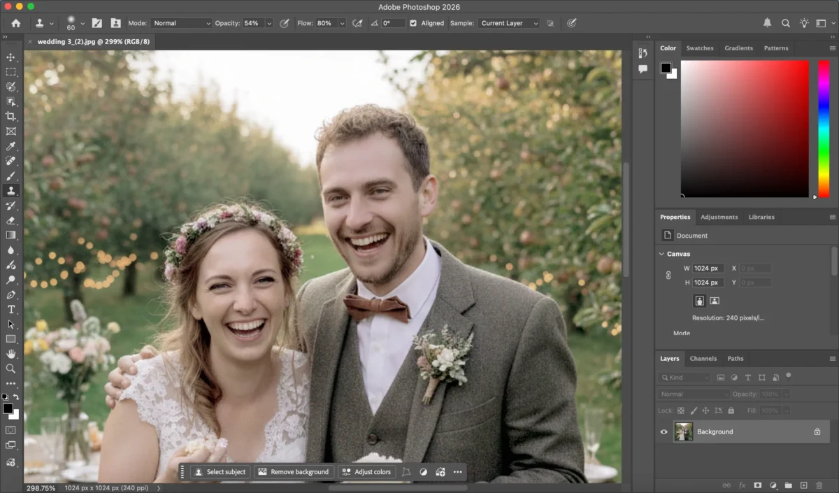 skin retouching photoshop