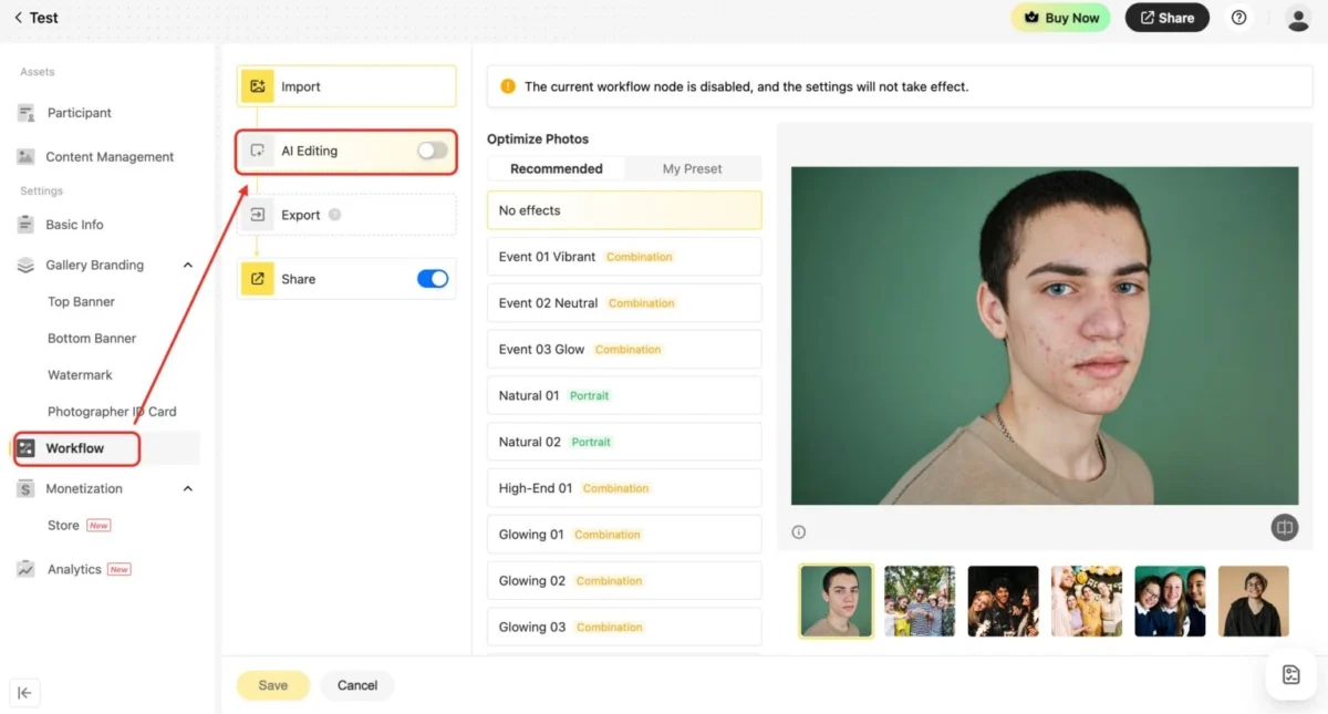 AI photo editing for faster workflow