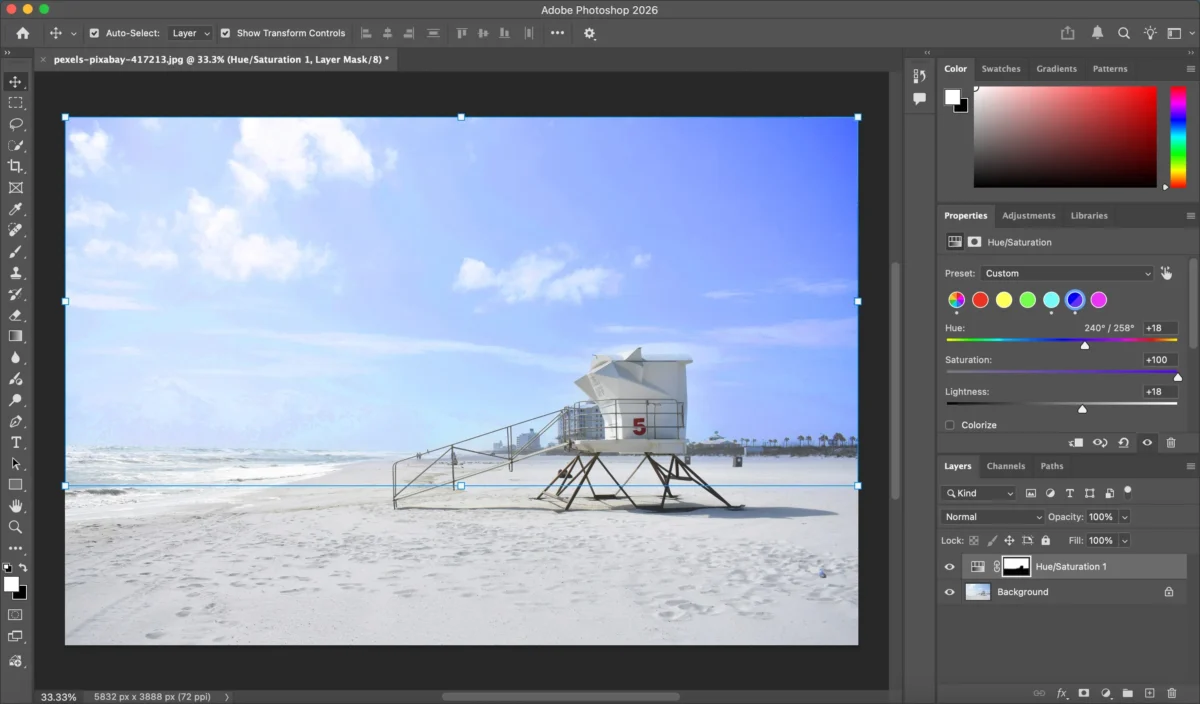 Adjust Sky Color