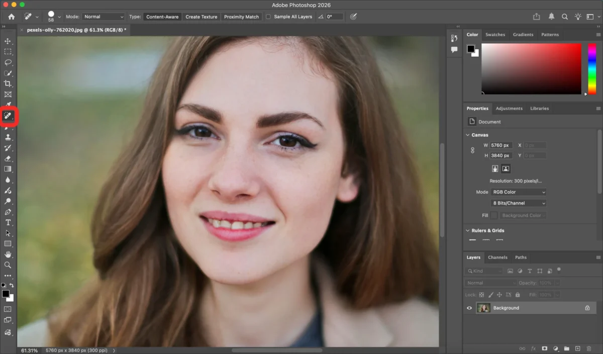 Basic Skin Retouching