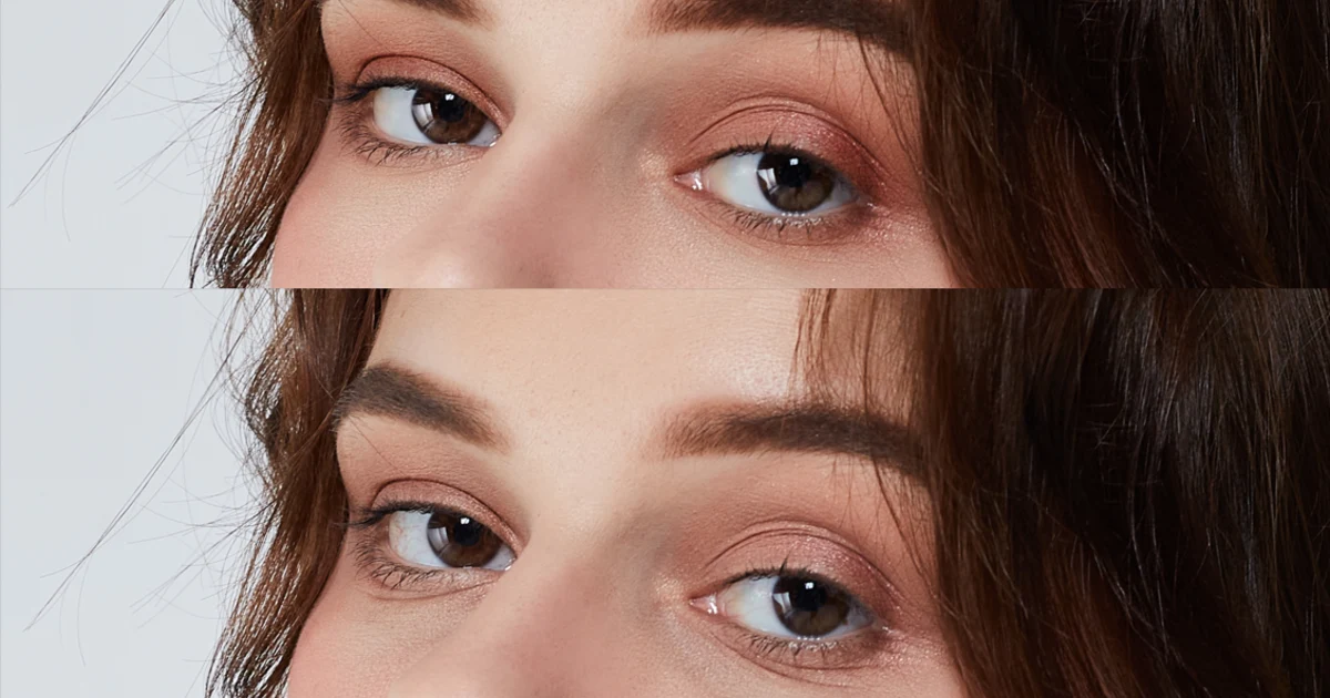 Augen retuschieren