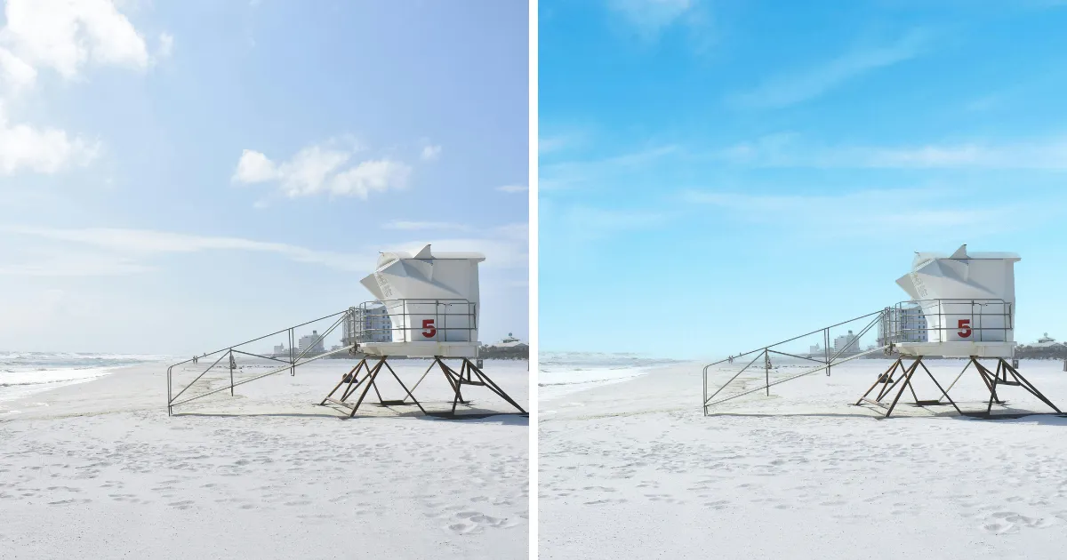 How to Make the Sky Blue in Photoshop