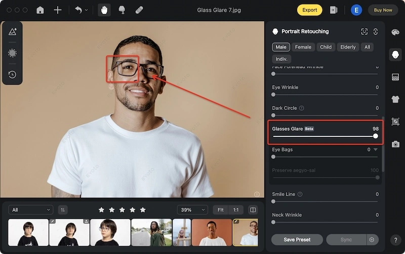 Brille automatisch per KI erkennen