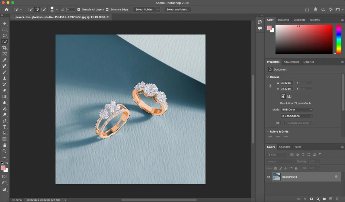 Select the Subject 2