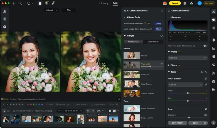 All-in-One Photo Workflow Step 4 Color Grading
