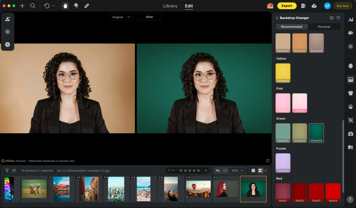 Change the Background