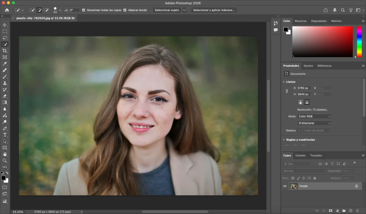 Importar y preparar la imagen