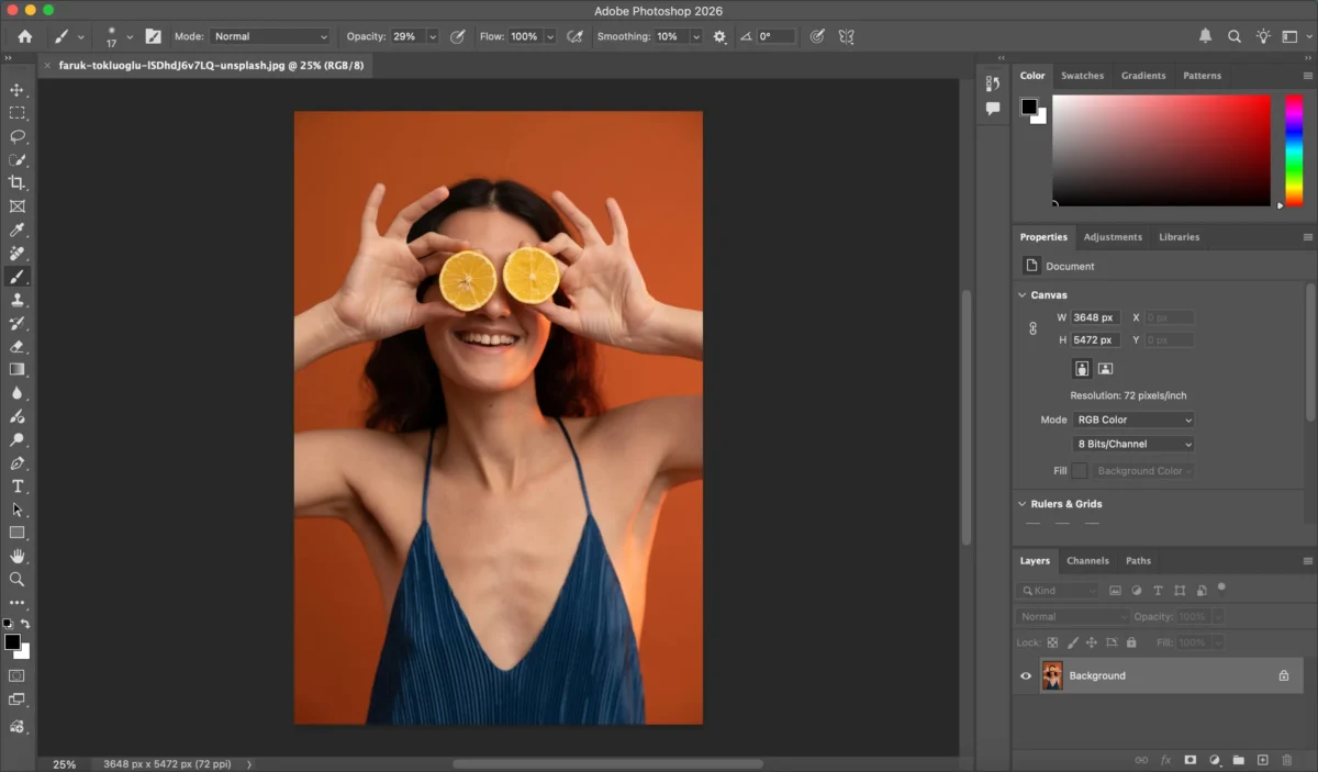 Open the Photo Open the Photo