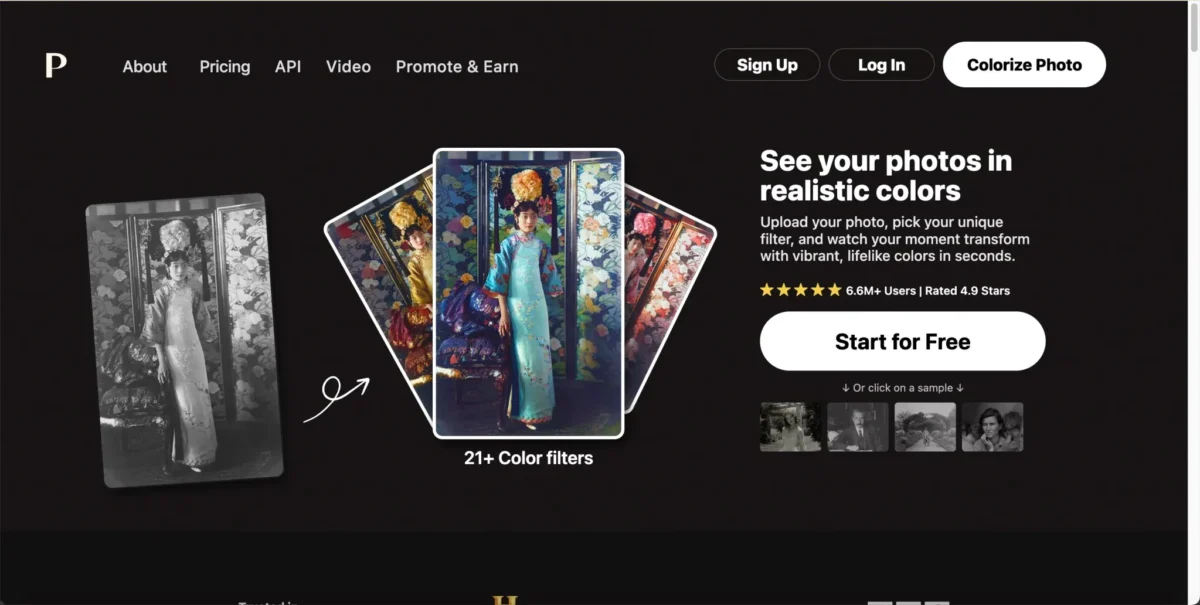 Bild kolorieren mit Palette.fm