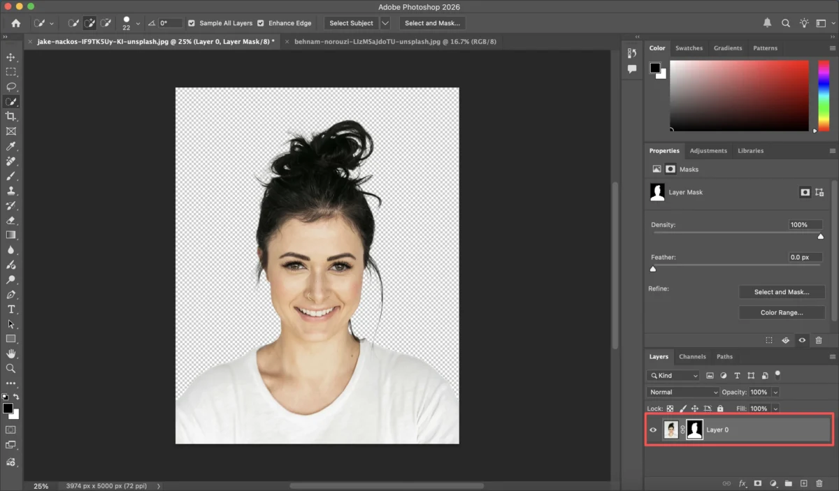Remove the Original Background