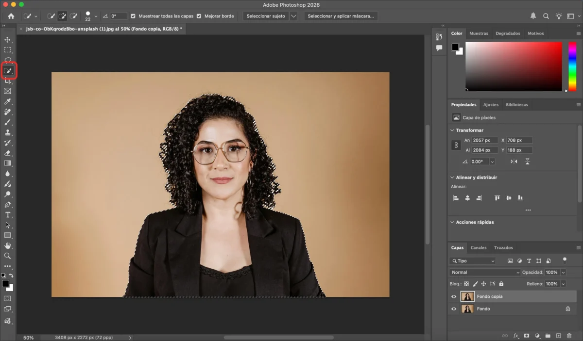 Selecciona el sujeto Selecciona el sujeto