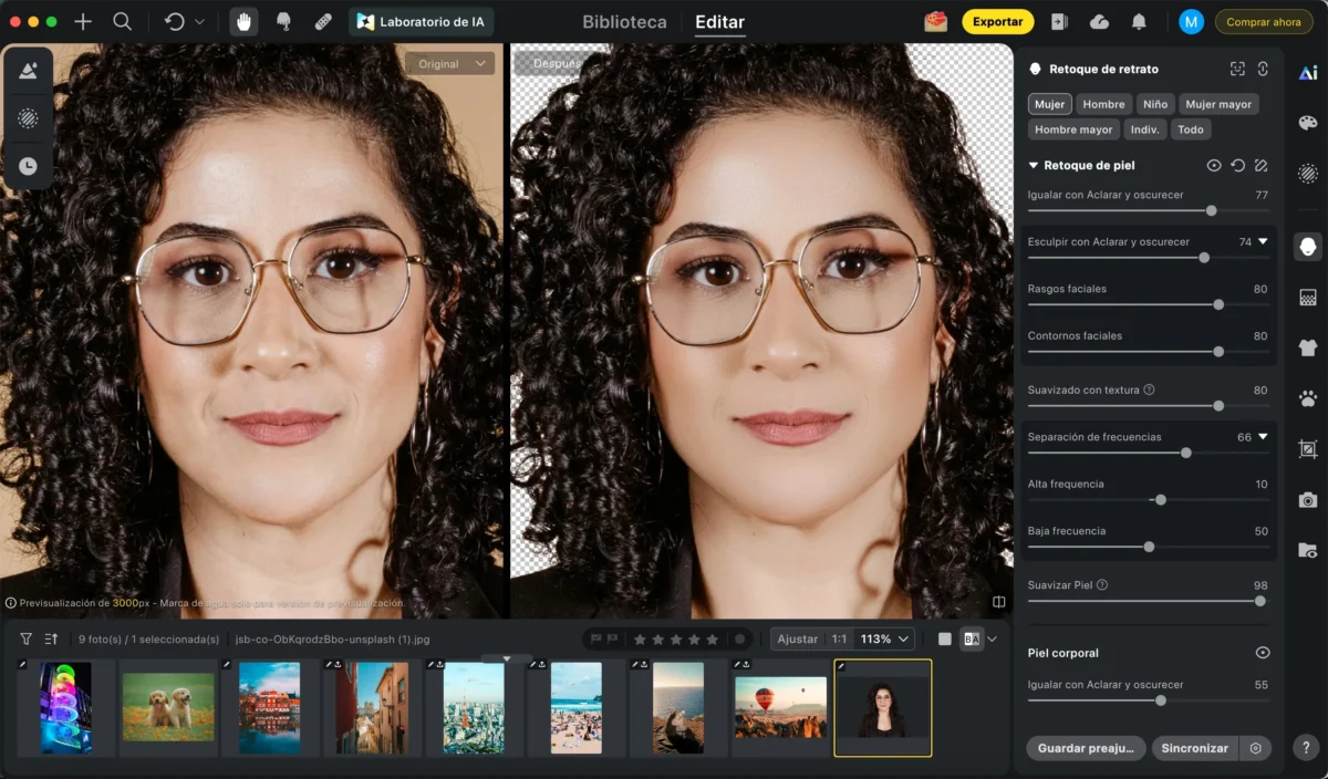 Suavizar la piel 5 Suavizar la piel