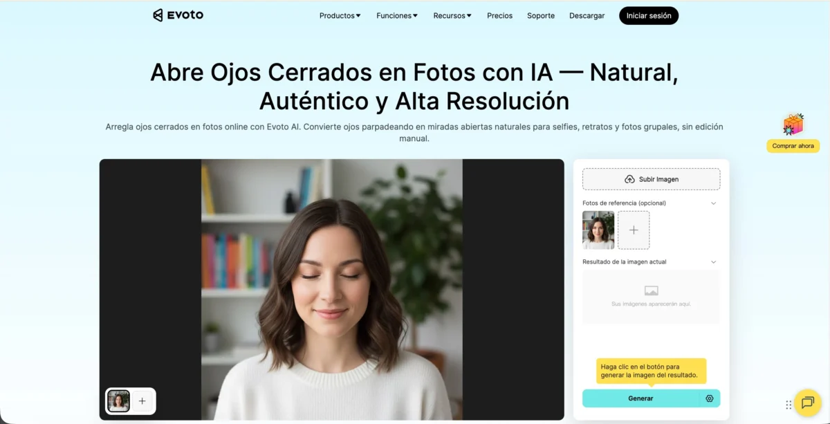 Sube fotos de referencia
