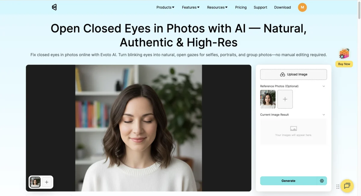 Upload reference photos
