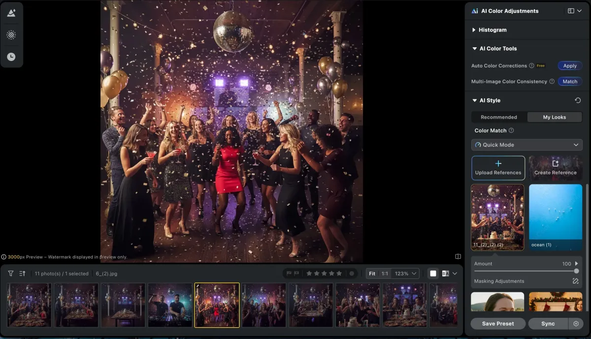 Selecciona la foto editada