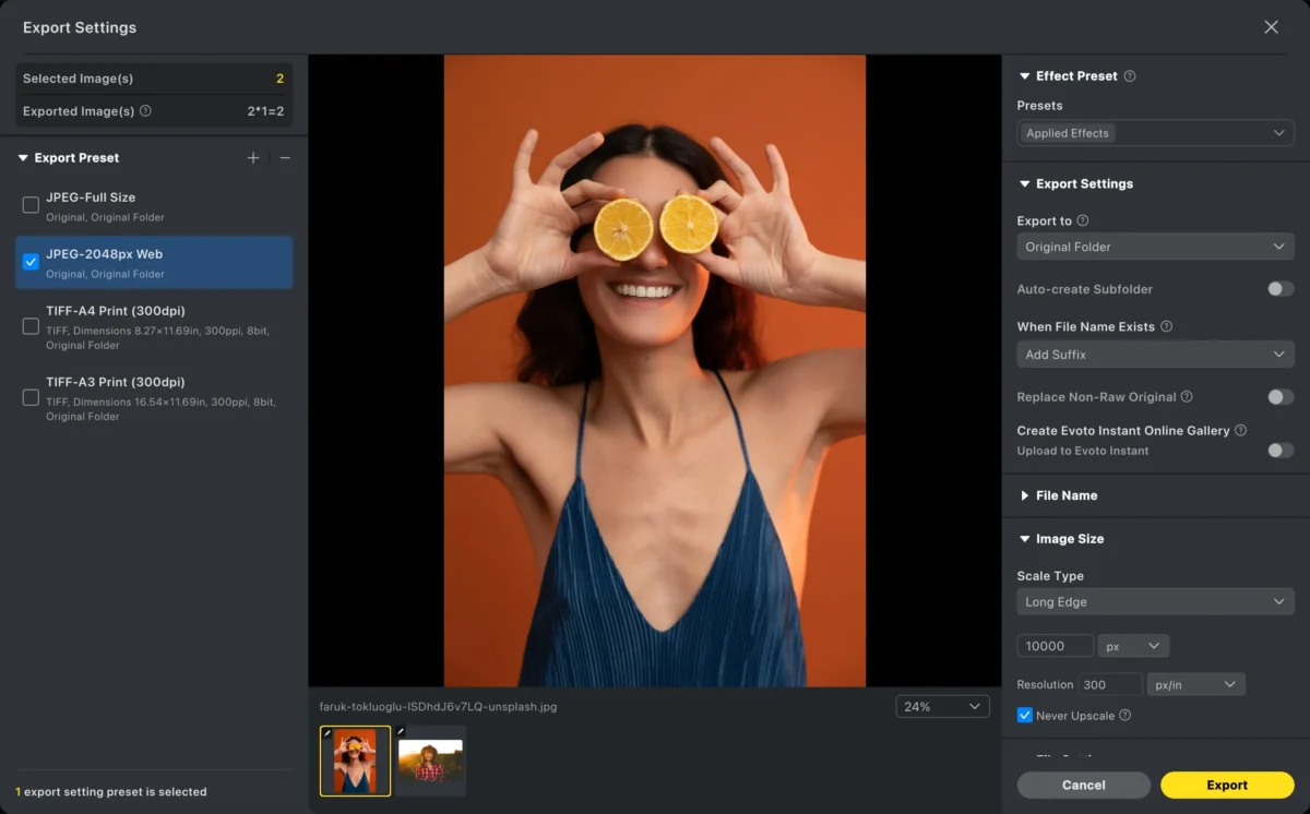 export evoto export evoto