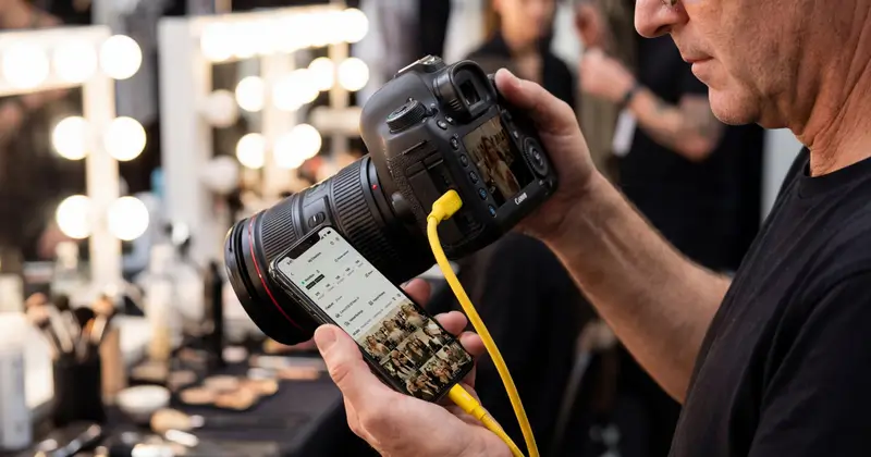 fashion week Instant tethering shooting fashion week Instant tethering shooting