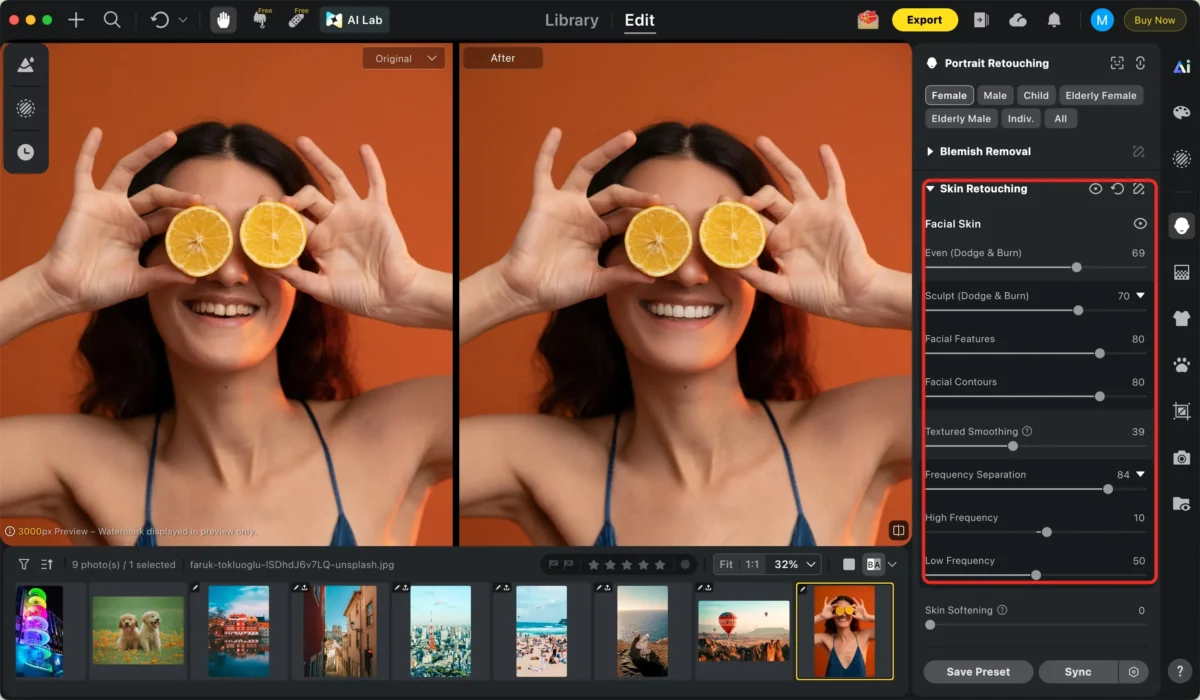 skin retouching 2 skin retouching