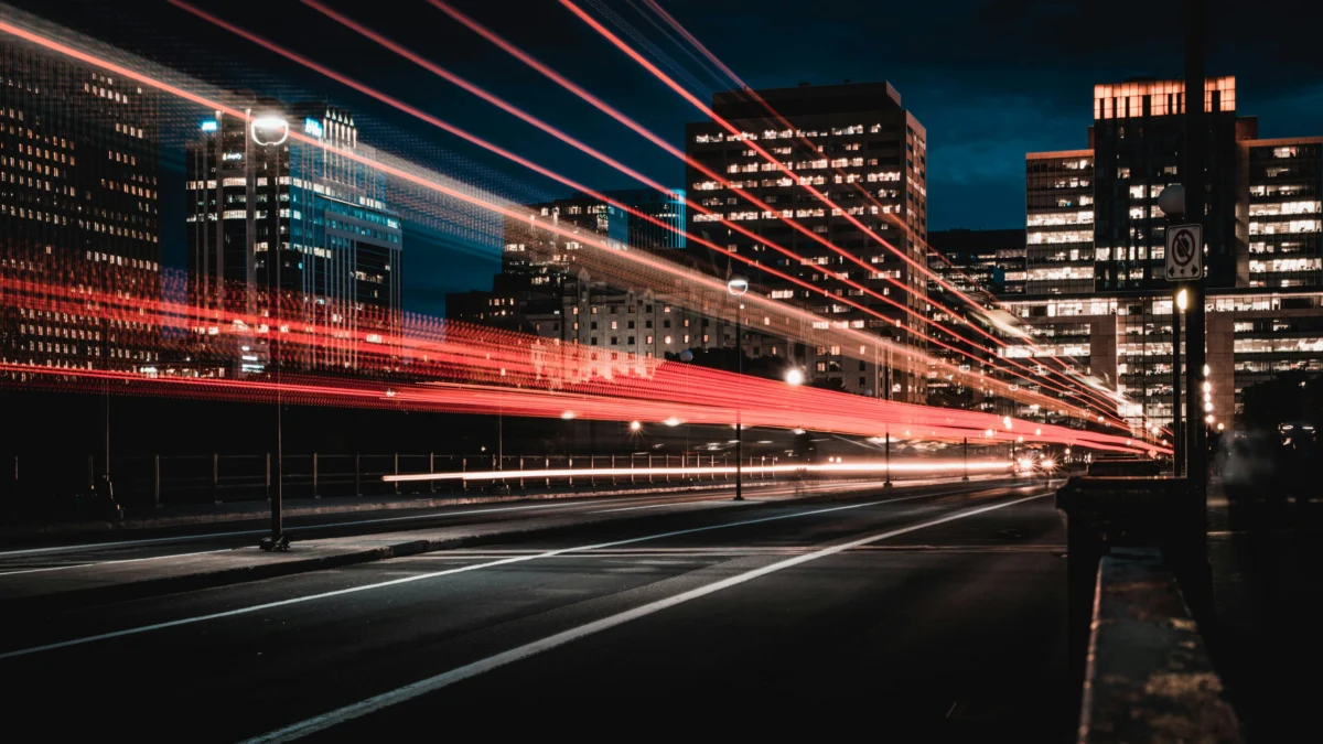 Capture Light Trails from Traffic