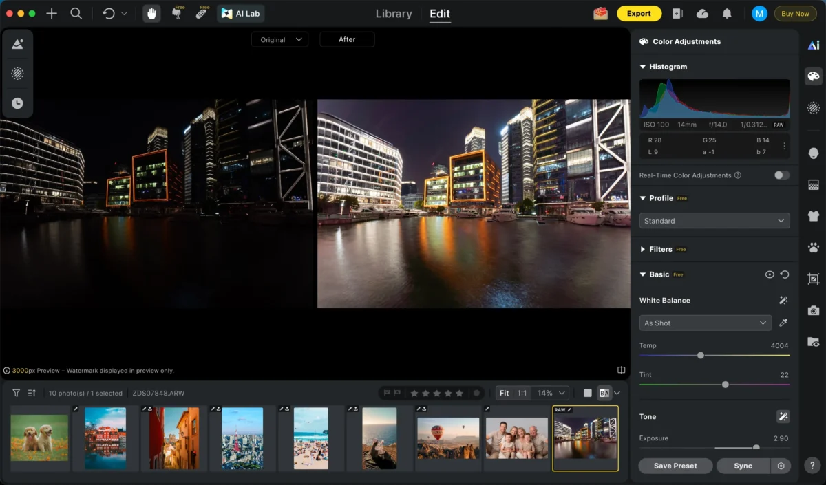 Exposure Adjustment