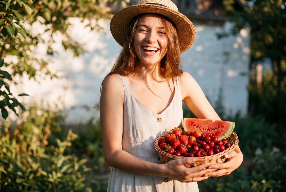 Fruit Themed Summer Portraits