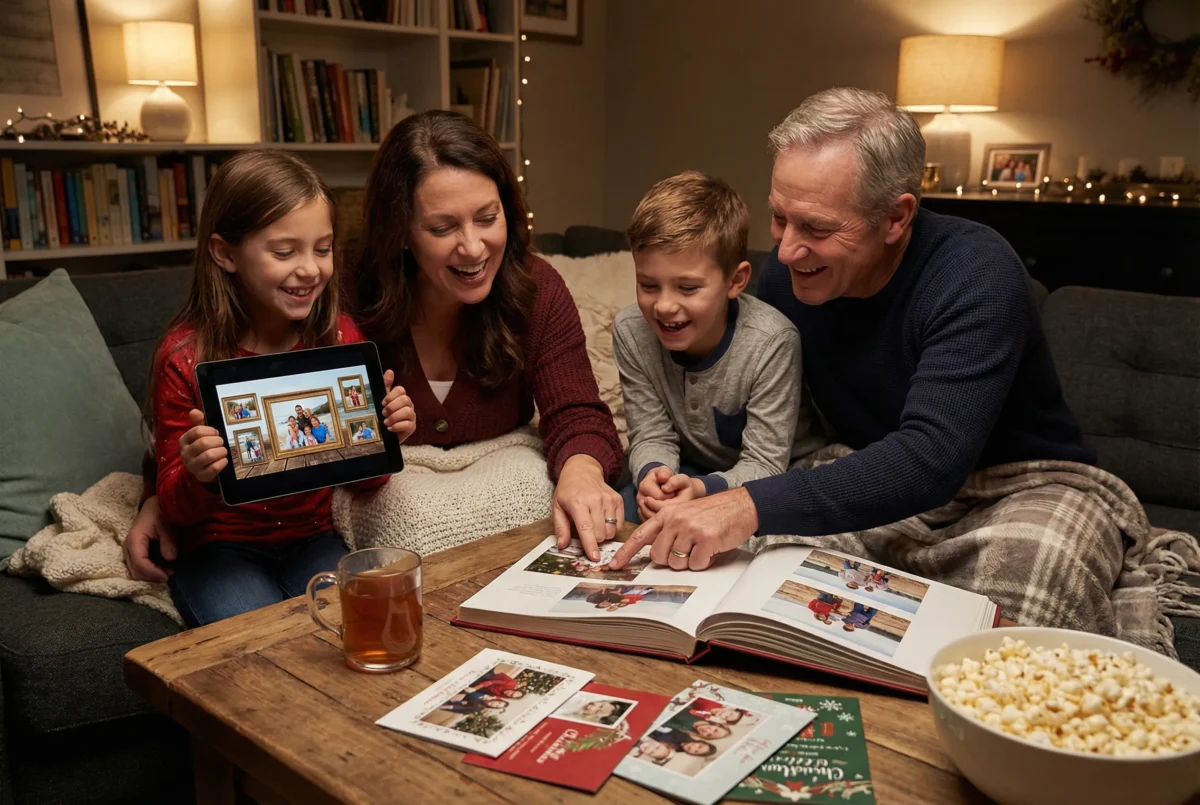 Output and Sharing family photo