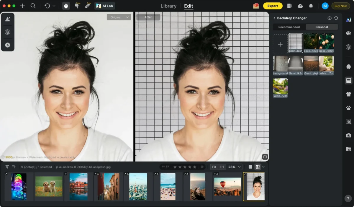 envie sua própria imagem de fundo personalizada