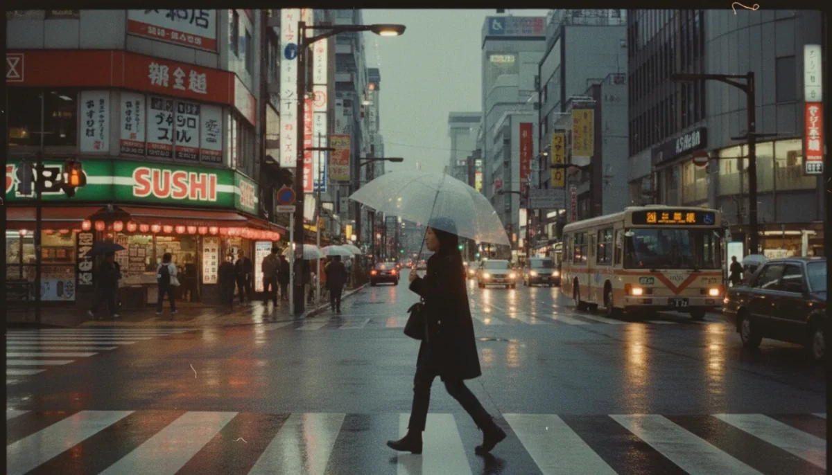 Detalhes como grão, tons quentes e vinheta no efeito de filme 35mm
