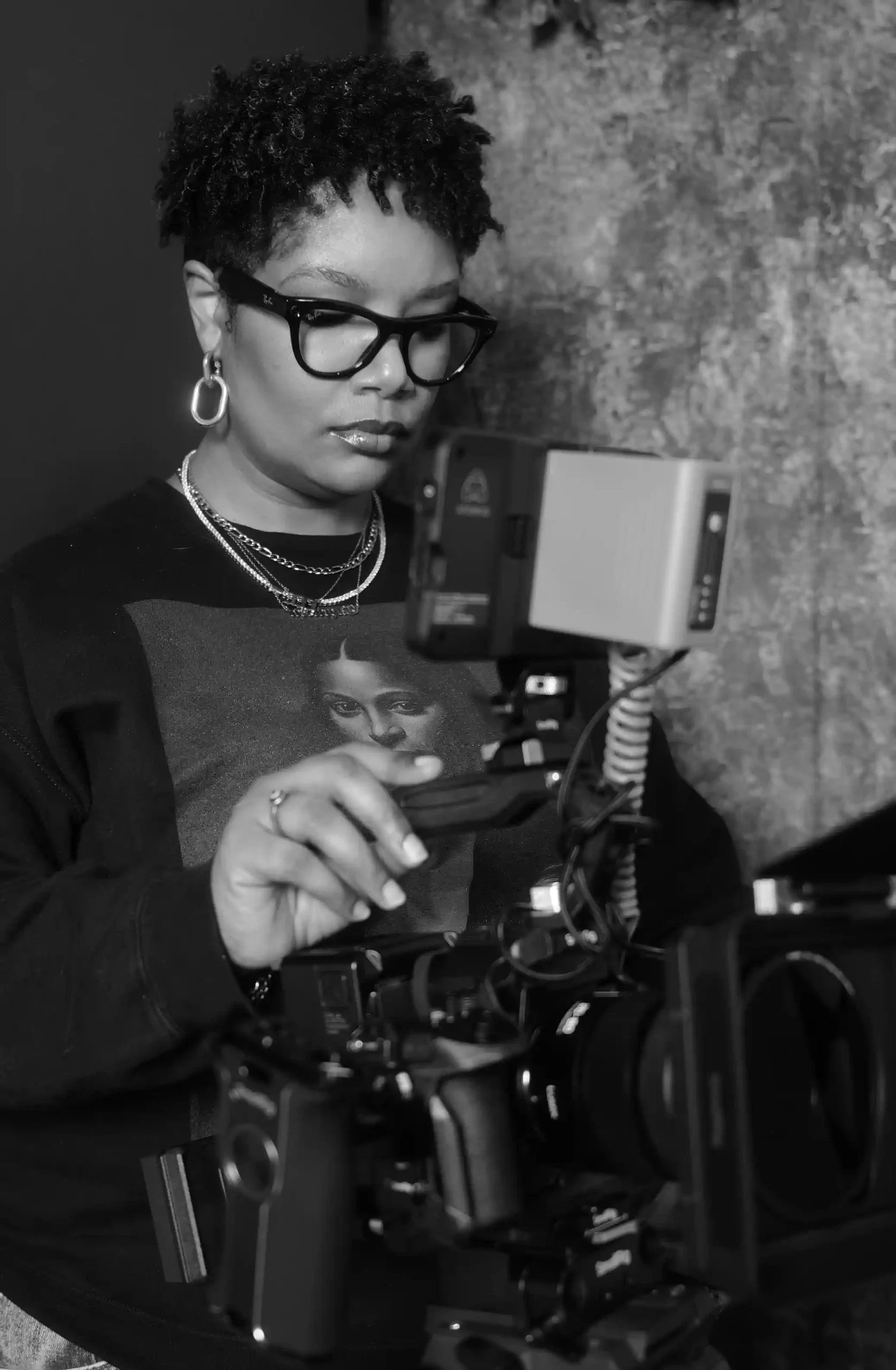 Crystal Monique in working