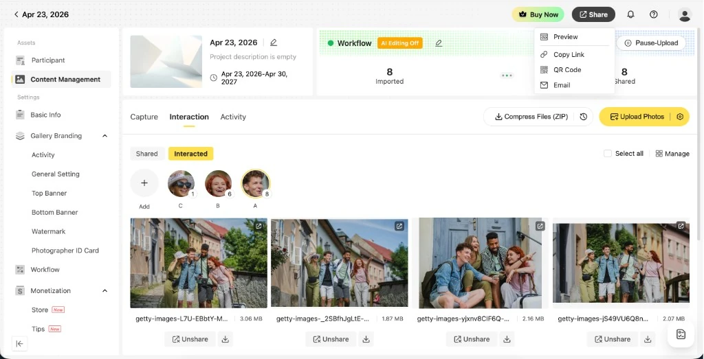instant web-Best Way to Deliver Photos to Clients: