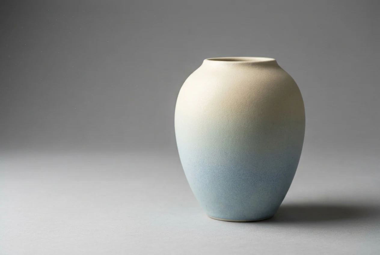 Portrait or product scene with a smooth studio background and soft tonal transitions where bit depth differences become easier to notice