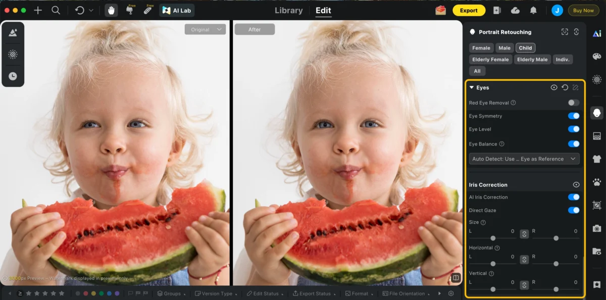 gaze correction