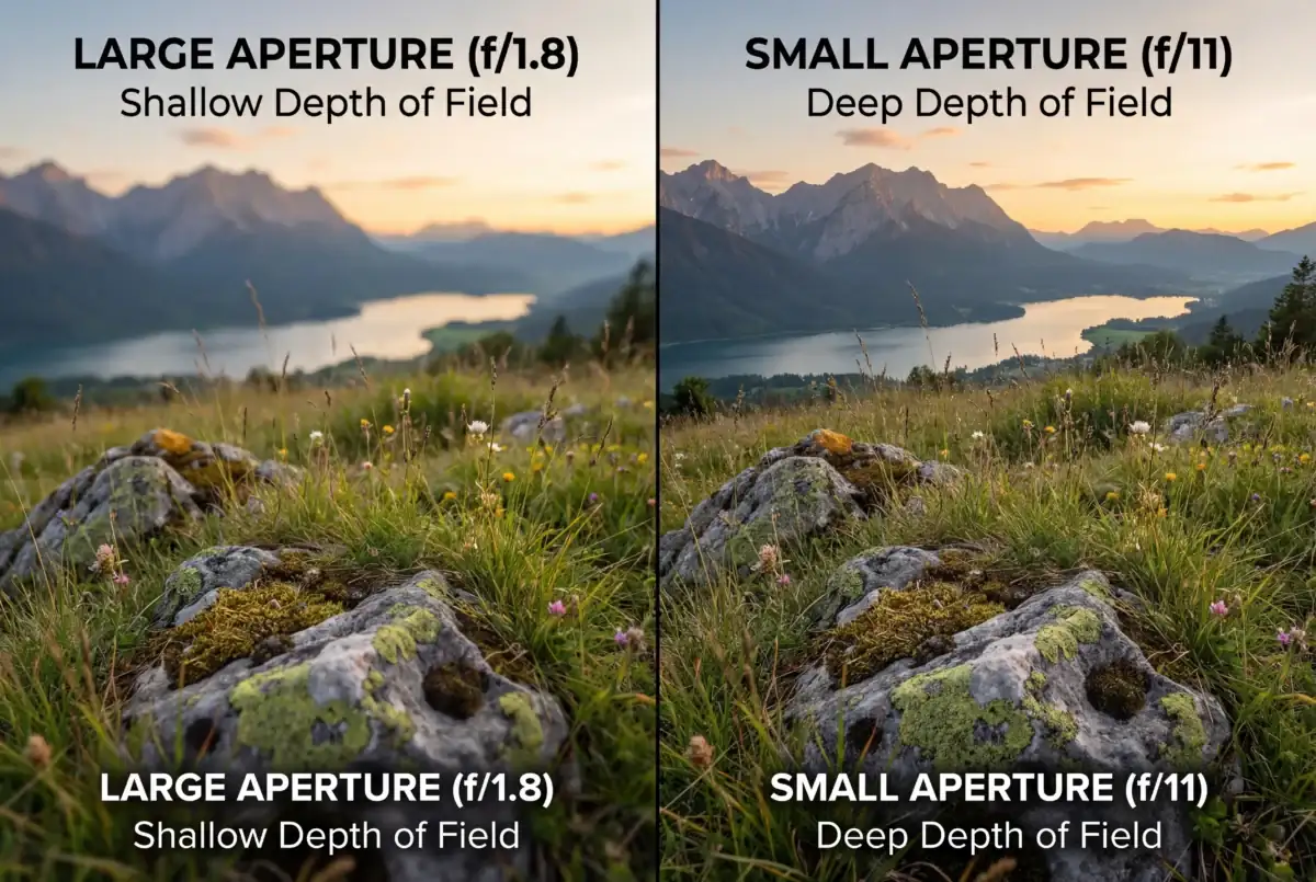 조리개를 조여 선명도를 확보한 풍경 사진