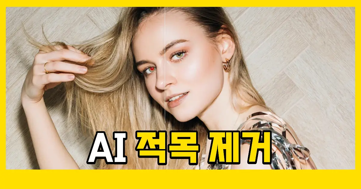 적목 제거 AI 프로그램