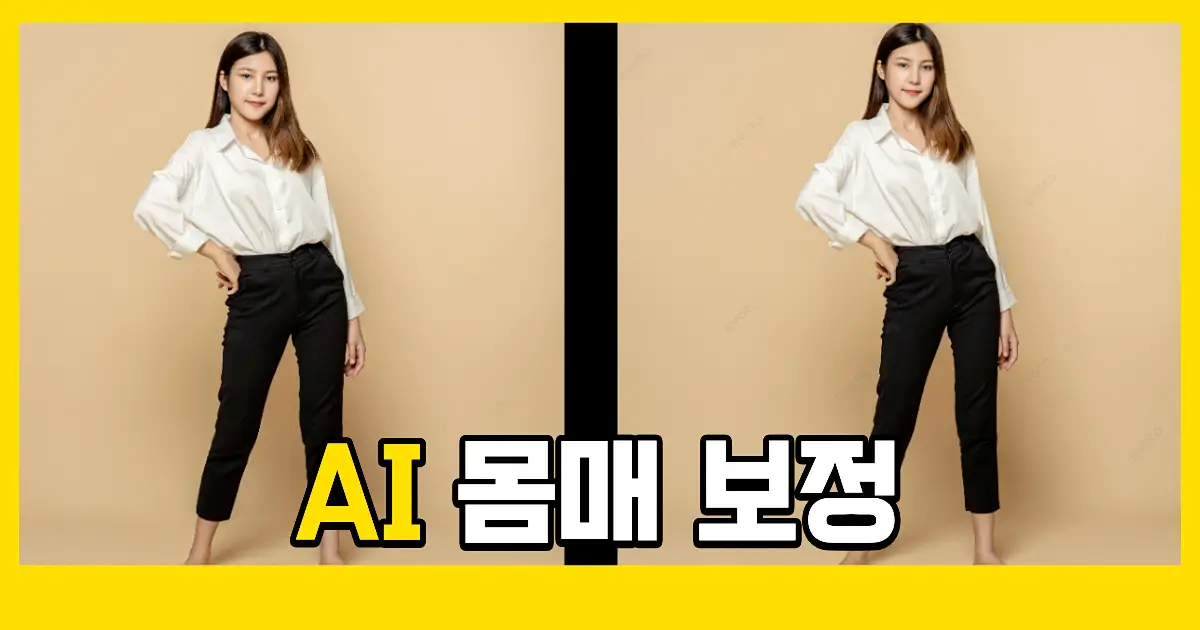 다리 길이 늘리기 사진 몸매 보정