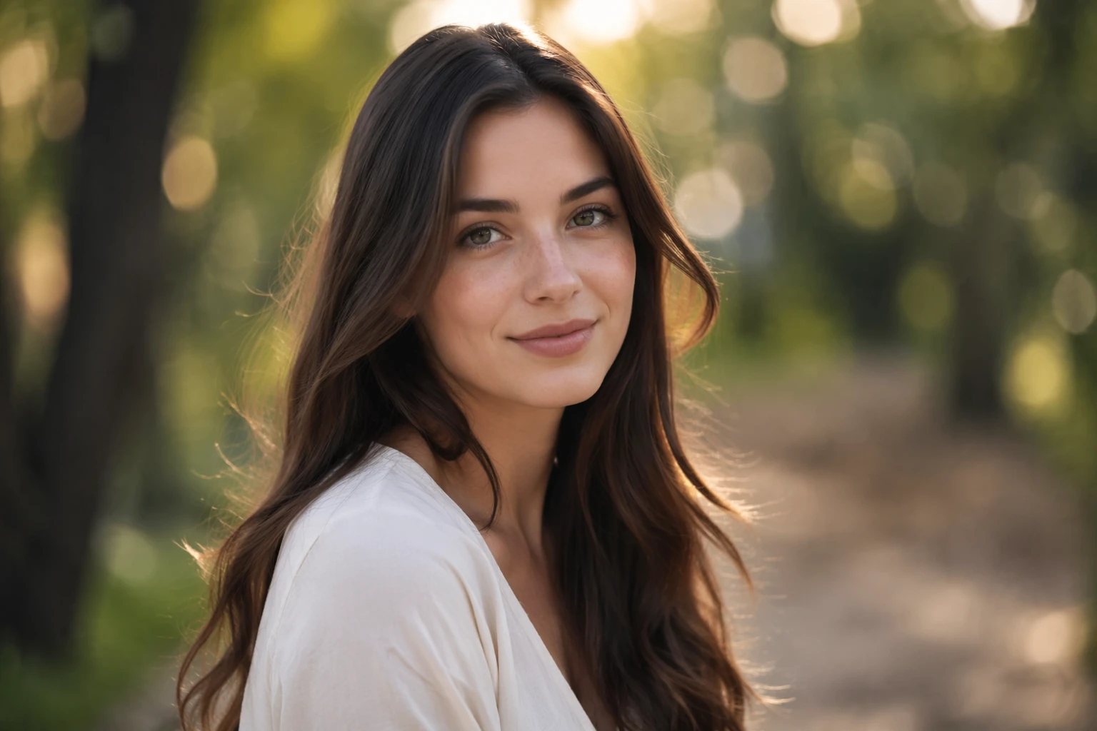 Portrait close-up showing why clean subject edges matter for a believable bokeh effect