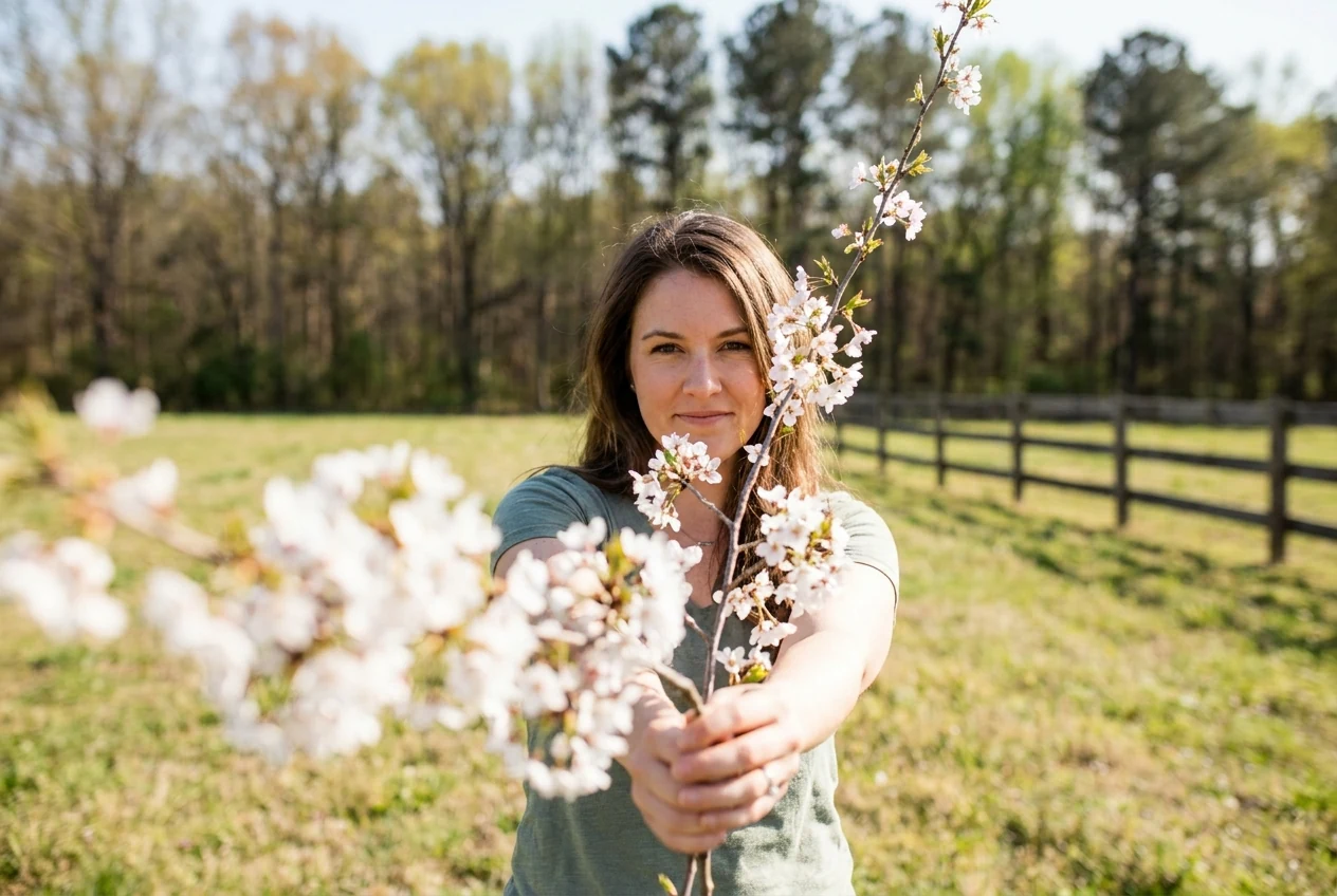 Teaching image showing the visible difference between shallower and deeper focus range in a portrait-style scene