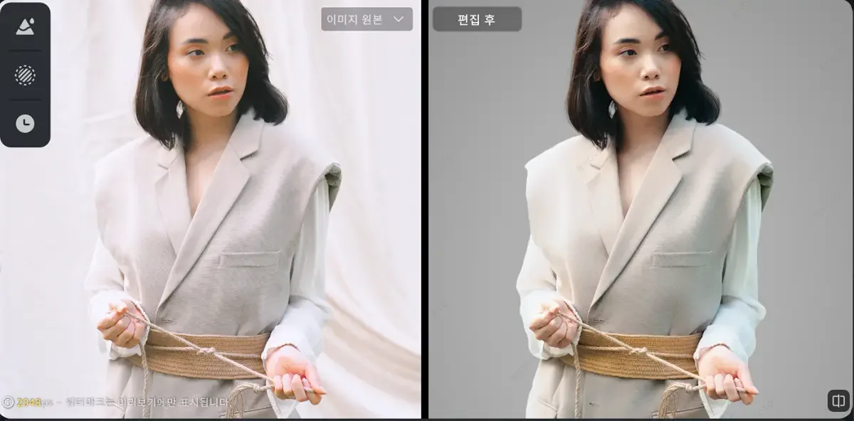 의류 촬영 