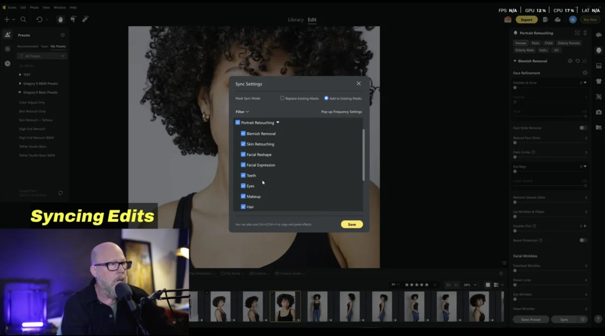 Use Sync to Turn One Edit into a Batch Workflow