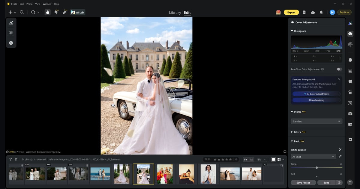wedding batch preview