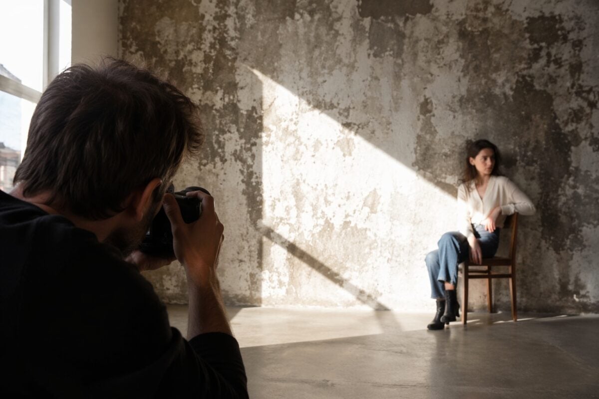 Photo review scene showing contrast pushed too globally and distracting from subject
