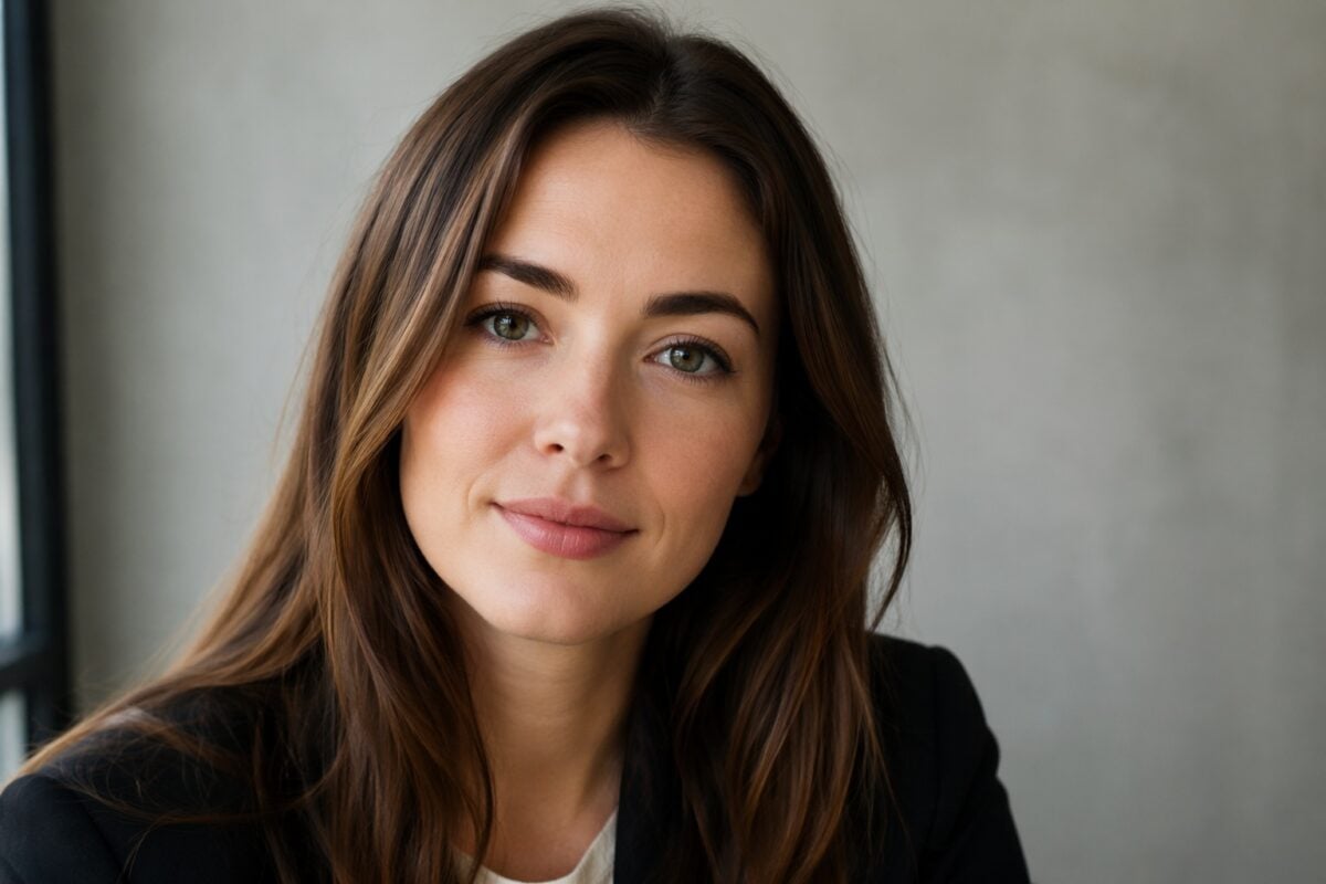 visual weight portrait hierarchy Portrait where light and background control keep attention on the face