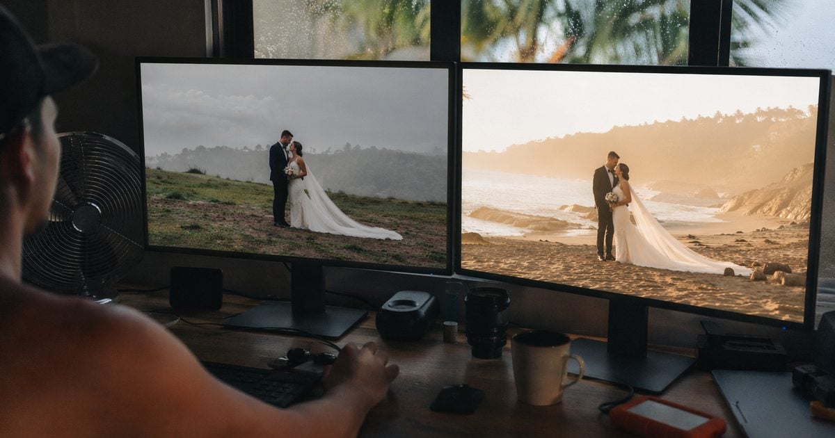 Wedding Photography Editing on Rain Days: A Wedding Photo Editing Workflow